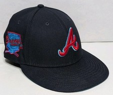 Atlanta Braves New Era 59Fifty Authentic Collection Fitted Hat Size 7 w/ Patch