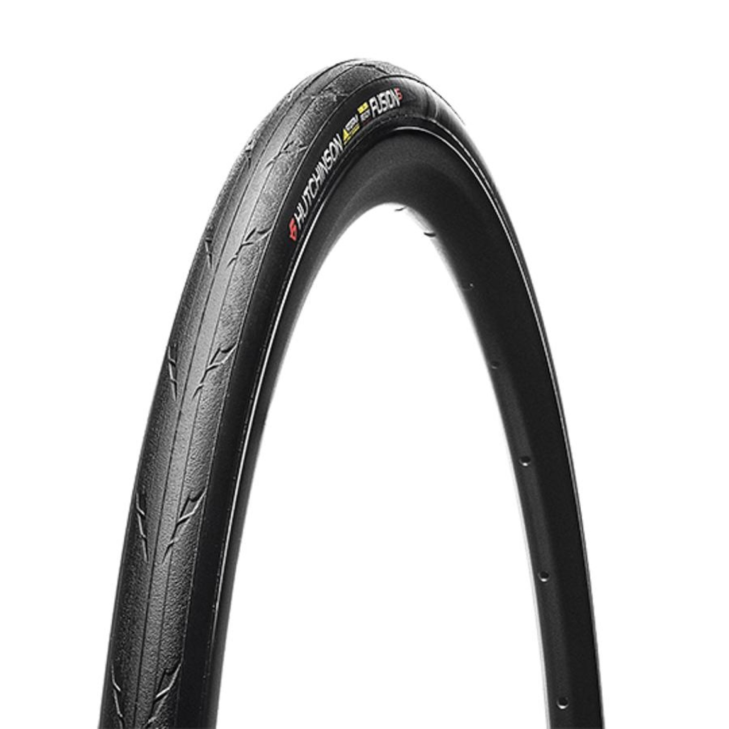 Pneu route 700x25C Hutchinson Fusion 5 Performance TLR noir pour vélo de course