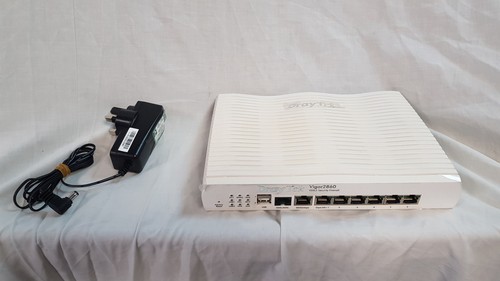 DrayTek Vigor 2860 Wired VDSL2/ADSL Security Firewall mit Netzteil