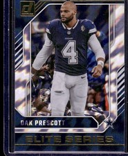 2024 Donruss Dak Prescott The Elite Series Cowboys QB Card #2 - No Reserve 🔥