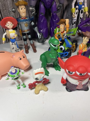 Disney Pixar Toy Story Woody Buzz Zurg Rex & More Figures Lot Of 17 - READ - Picture 4 of 6