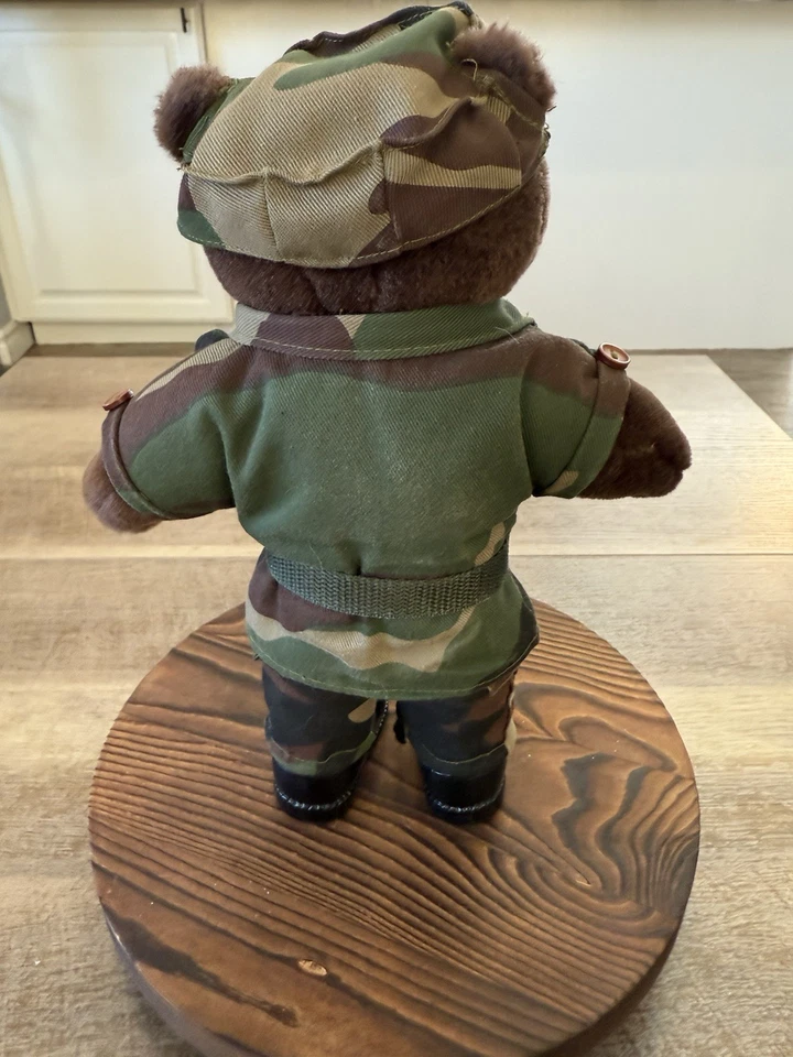 Vintage 1989 Bear Forces Of America U.S. Marines Teddy Bear 11" Plush Bear NWOT - Image 3 of 4