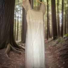 Nataya Ivory Regency Wedding Dress XL Vintage Romantic Cottagecore NWT