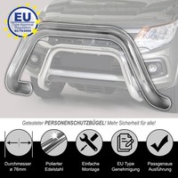 FrontschutzbüGel FrontbüGel Passend FüR VW Tiguan Ab 2016 Ø76Mm
