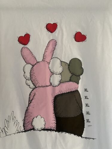 Kaws x Andy Warhol Uniqlo Tee Shirt Size Xtra Large New With Tags Kiss Cute