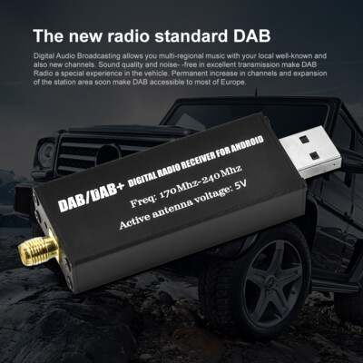 DAB+ Box Antenne Digital Radio Tuner Empfänger Für Android Autoradio USB Adapter