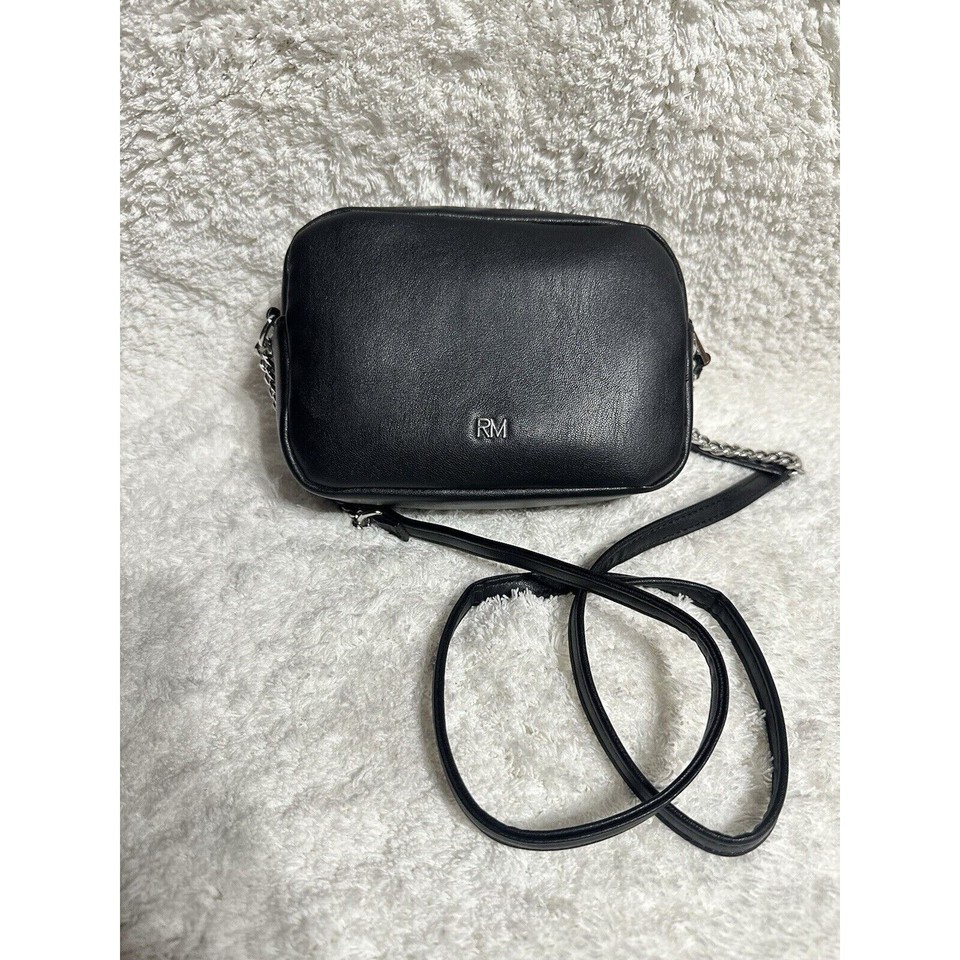 REBECCA MINKOFF Quilted Studded Crossbody Black Purse Bag eBay