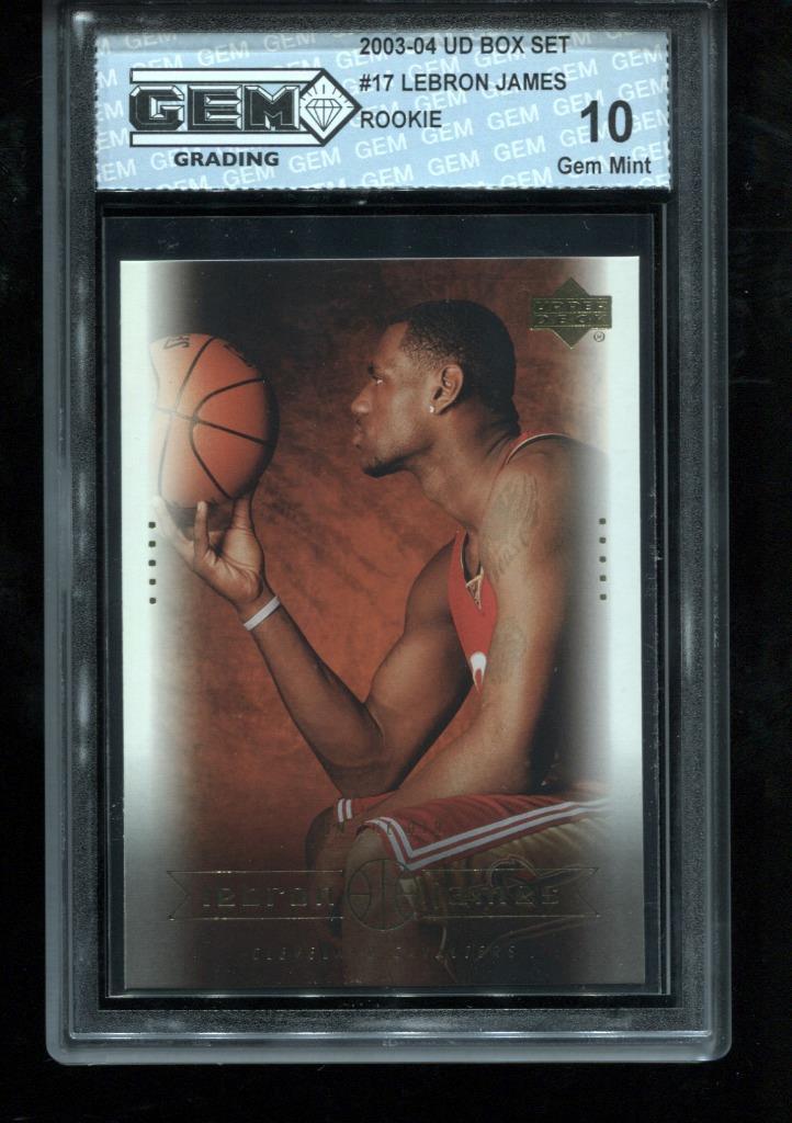 Lebron James RC 2003-04 UD Upper Deck Box Set #17 Rookie GEM