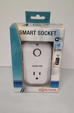 Craig Smart Socket, White - Full Control Thru Smartphone