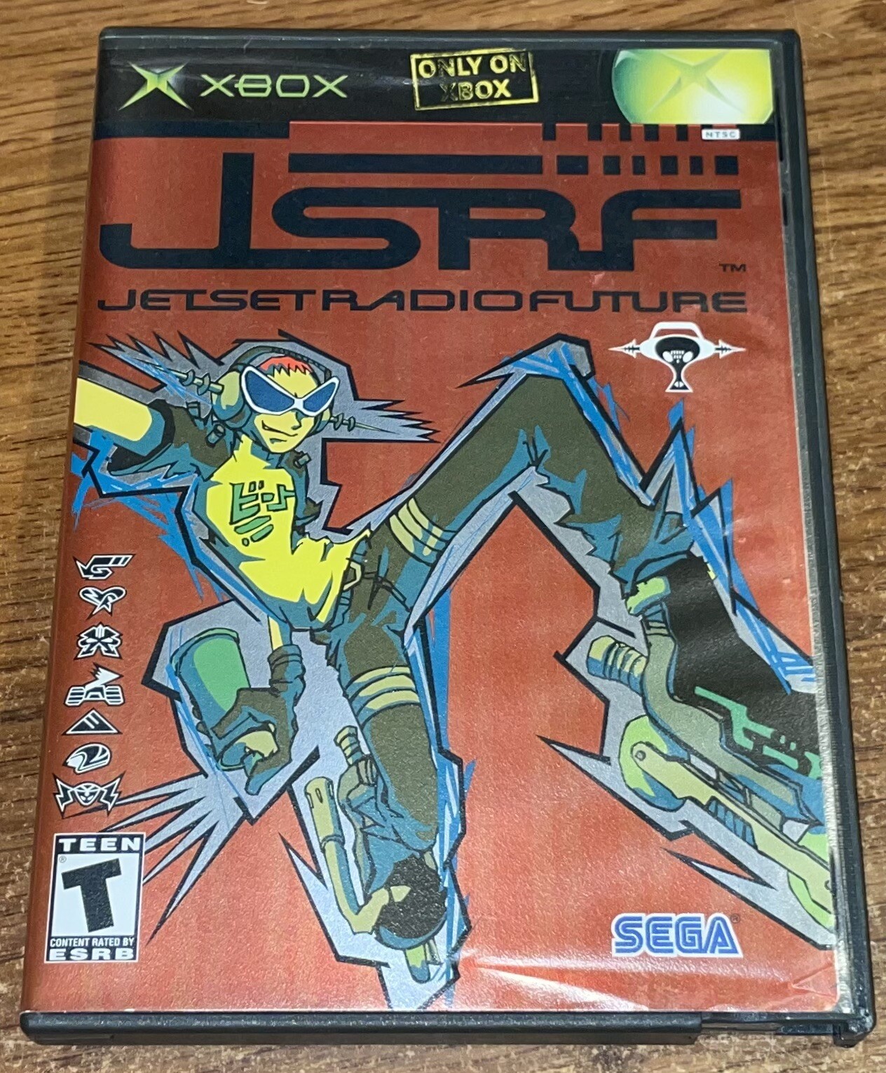 XBOX JSRF JET SET RADIO FUTURE Game w/CASE No Manual ROLLERBLADE