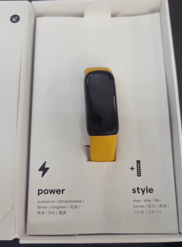 Fitbit Inspire 3 Health + Fitness Tracker Amarillo/Naranja FB424BKYW-US *CAJA ABIERTA* Foto 2 de 3