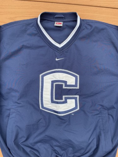 Vintage UConn Huskies Nike Center Swoosh Pullover Windbreaker Jacket Size M
