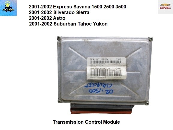 12200411 2001 2002 Astro Sierra Suburban Transmission