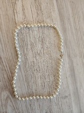 Classic White 11" Faux Pearl necklace, Just in time for wedding season.