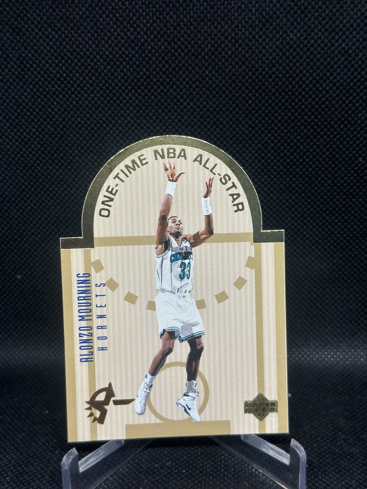 1993-94 Upper Deck Special Edition Die-Cut All-Stars Alonzo Mourning #E2 HOF