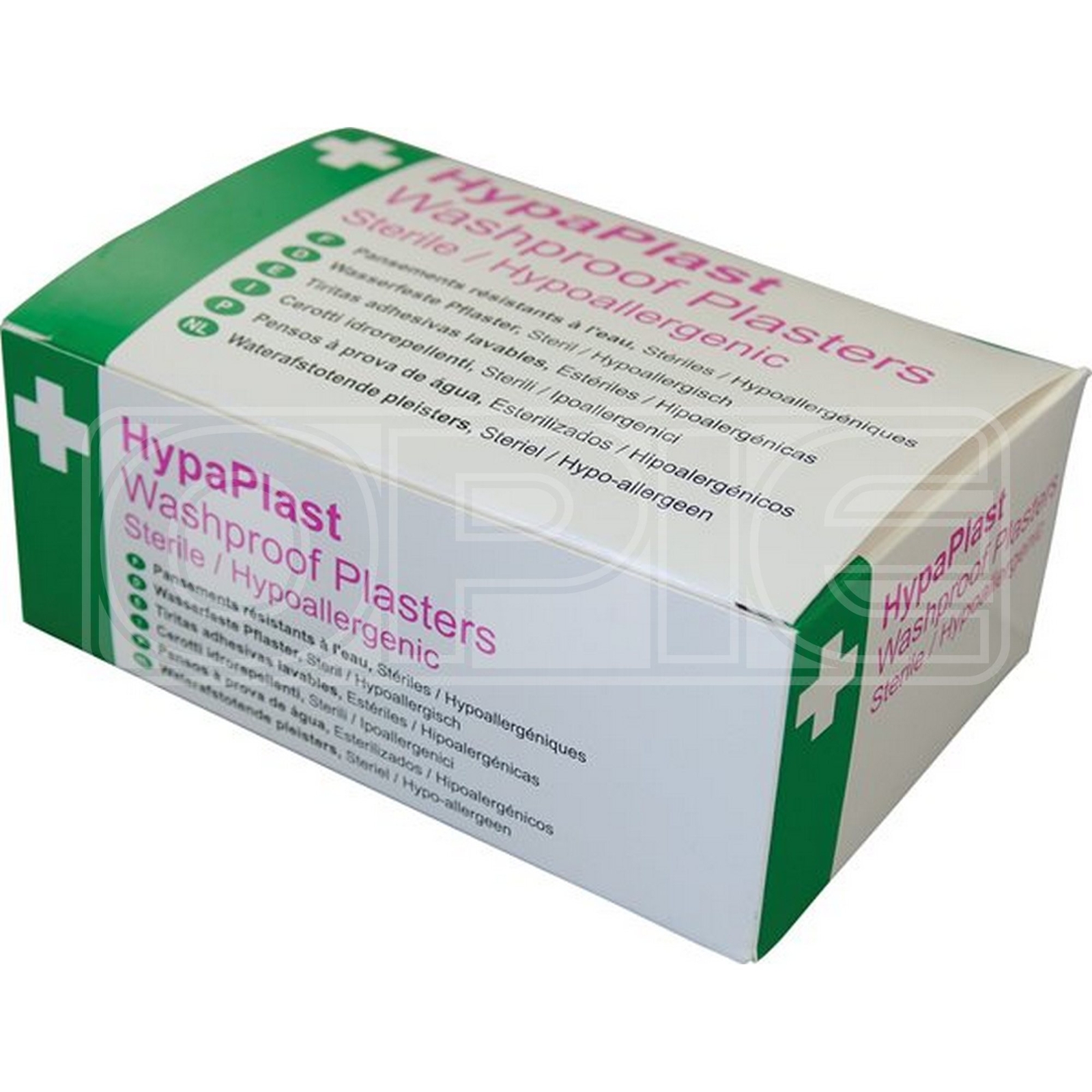 HypaPlast Pink Washproof Plasters - Pack of 100 - Safety First Aid D9001