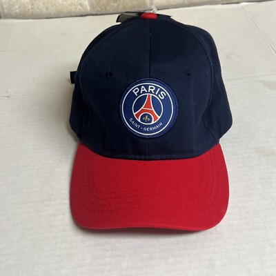 Paris Saint Germain PSG - Blue Red Adjustable Cap HAT - Official License 2023