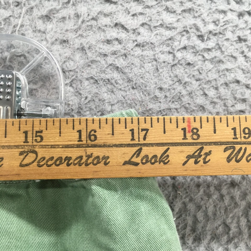 Orvis Capri Pants Womens 14 (Actual 34X22) Green High Rise Elastic Waist Pull On - Image 4 of 4