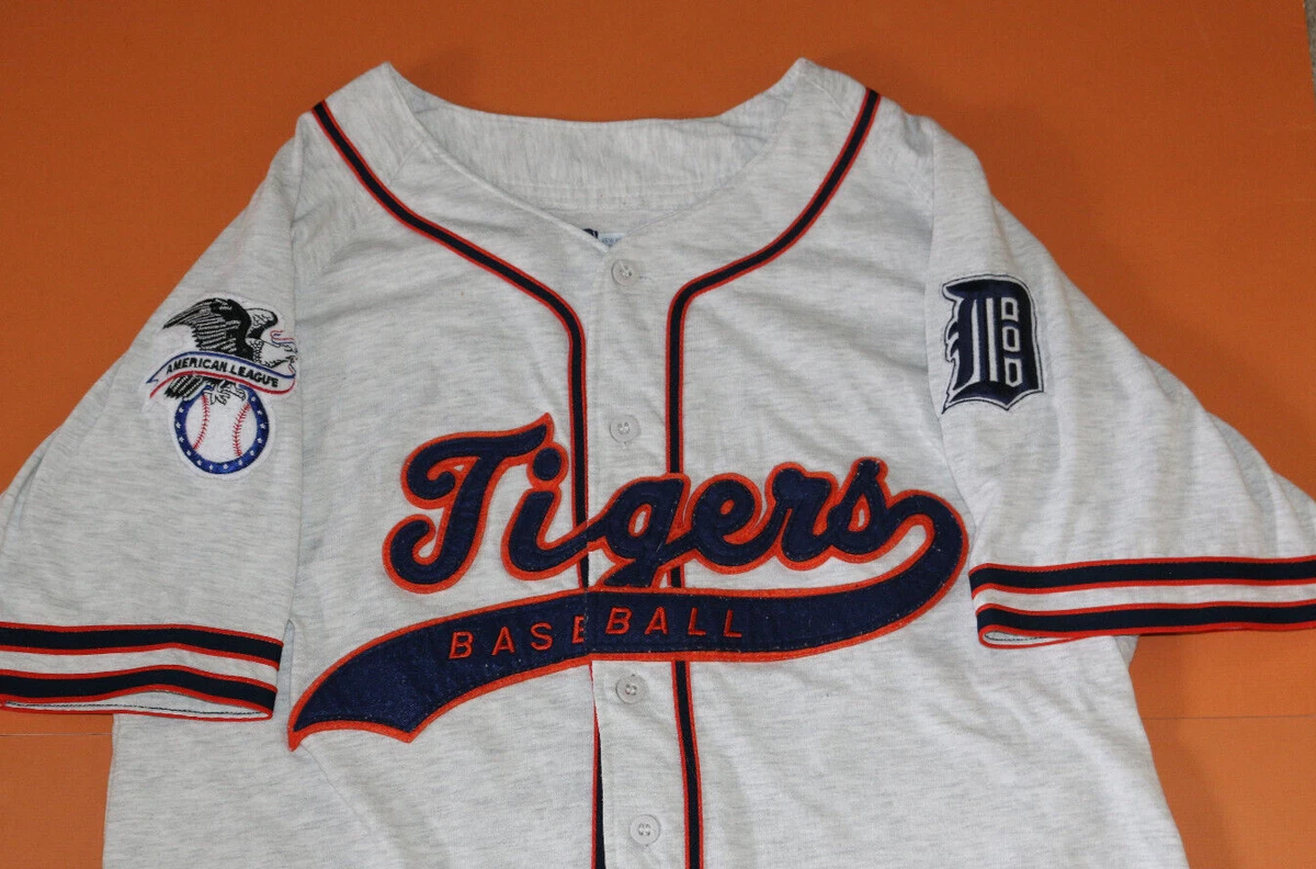 Vintage DETROIT TIGERS baseball Starter Uniform Jersey Men's Size L