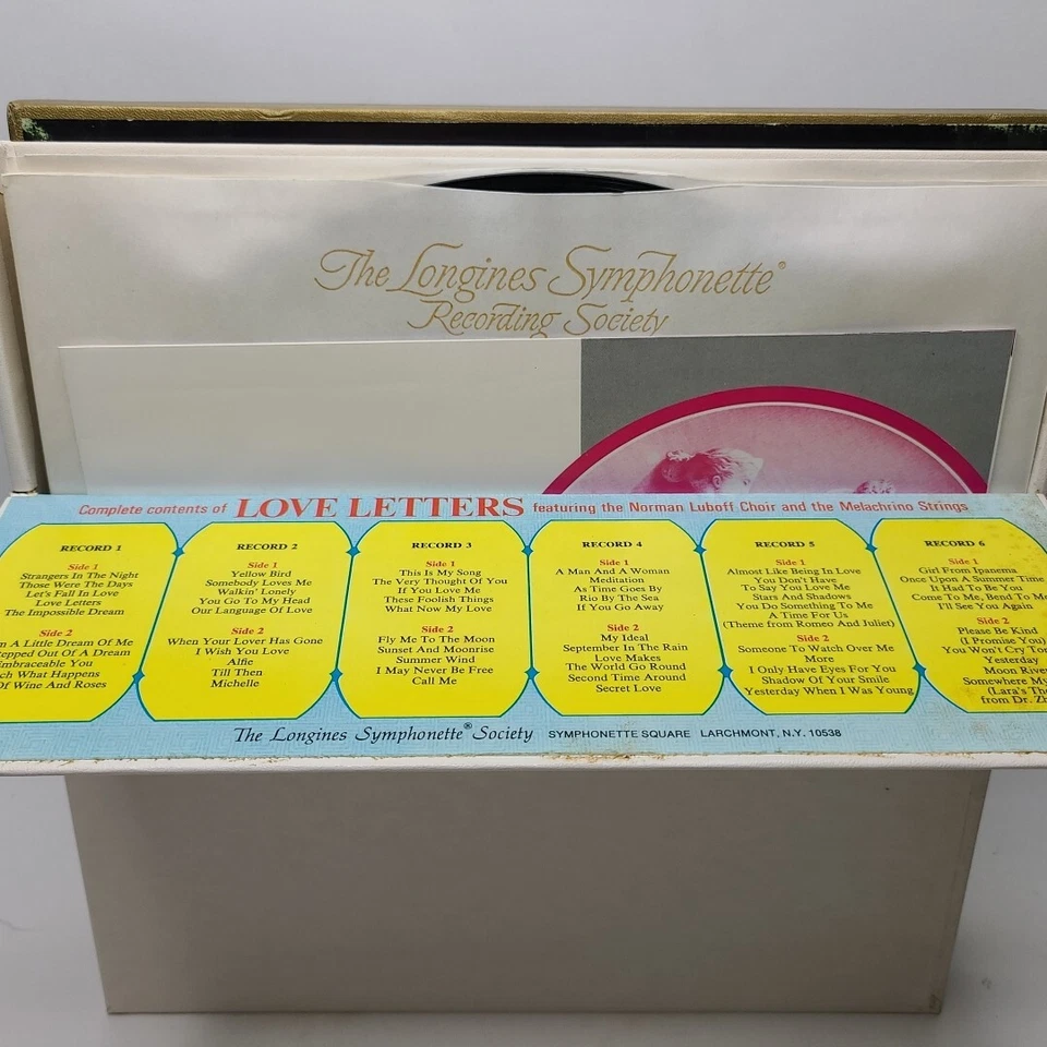 Norman Luboff Choir & The Melachrino Strings – Love Letters 6xLP Vinyl EXCELLENT Foto 3 de 4