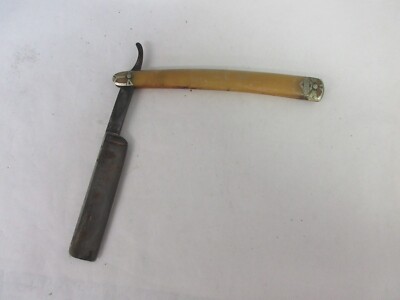 VINTAGE STRAIGHT RAZOR  GERMANY PRESSED CELLULOID SHAVING   918-C