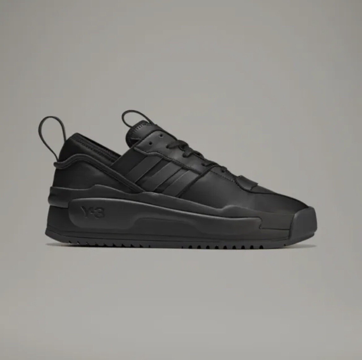 Adidas Y-3 Rivalry Low Triple Black Unisex FZ6397 M 7.5/W 8.5 NWOB MSRP $400 image 2
