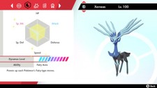 Xerneas Pokemon Sword and Shield 6IV The Crown Tundra