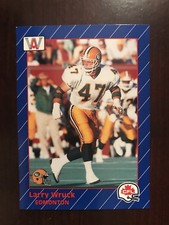 1991 All World CFL #48 - Larry Wruck - Edmonton Eskimos