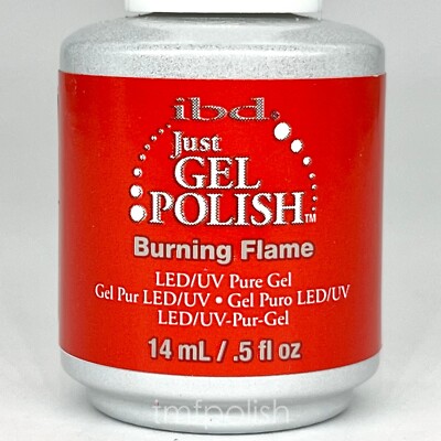 Brand New IBD Just Gel Nail Polish - Burning Flame - Full Size