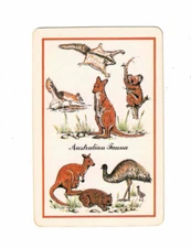 Swap Card / Playing Card Vintage Australian Fauna