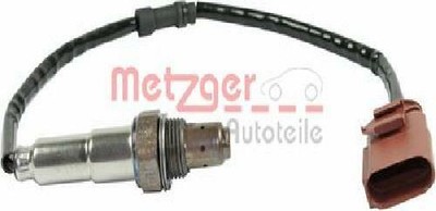 Metzger 0893322 – Sonda Lambda Per Volkswagen, Seat, Skoda, 605mm, Filetto M18x1,5, 4 Condotti, Con Bussola In Gomma - 2