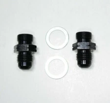 (Pair) 491951-BL Fragola -6 AN Male To 9/16-24 Thread Holley Fuel Inlet Fitting