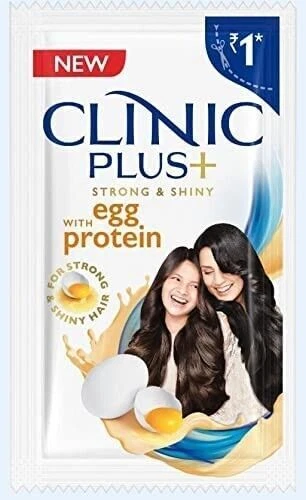 Clinic Plus Strong and Shiny Shampoo With Egg Protein Pack of 960 pcs  6ml each Foto 4 de 4