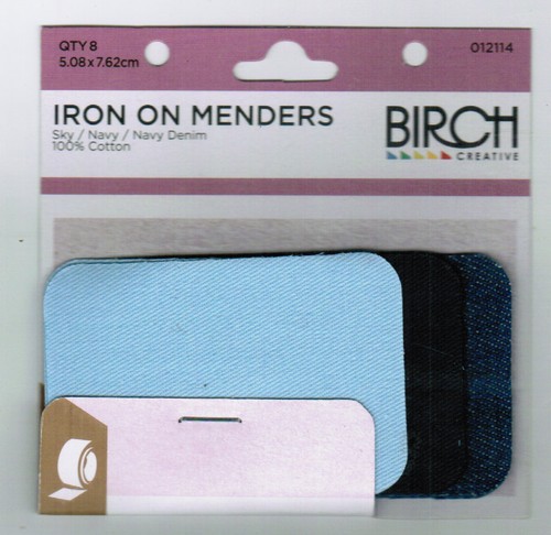 Iron on Mending Patches 8 Pack Best Mender Patch Clothing Repair Birch AU Seller - Picture 2 of 5