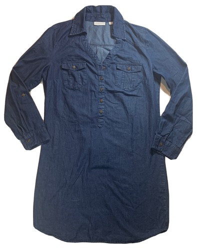 NEW YORK \u0026 CO Denim Shirt Dress SZ S 