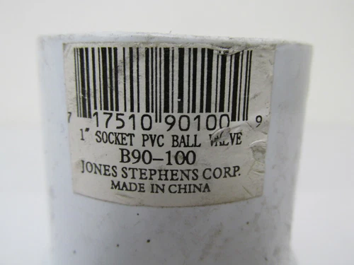 Jones Stephens Corp B90-100 1" Socket PVC Ball Valve - Picture 3 of 3