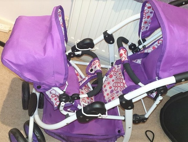smyths double prams