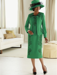 emerald green dinner dress