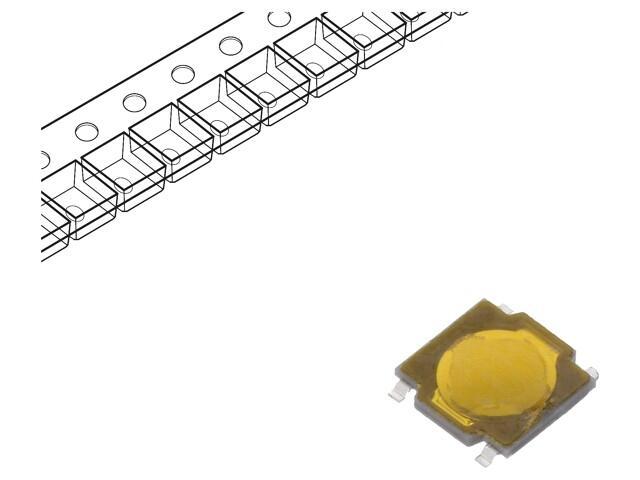 10 x TL3315NF100Q Microinterruttore TACT SPST Pos: 2 005A/15VDC SMD Mancanza ...