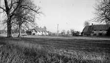 Old B/W Photo Negative East Grafton Village Scene 1949 + Copyright M140