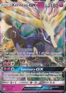 Carte Pokemon Xerneas Gx Xerneas Gx 90 131 Ultra Rare Sl6 Anglais Ebay