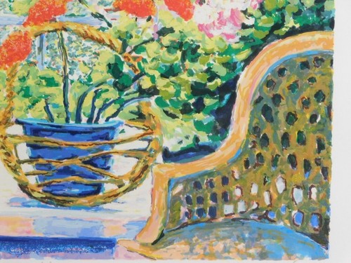 Guy Begin Original Lithograph Joy of Living Landscape Signed Print Framed - Picture 4 of 10