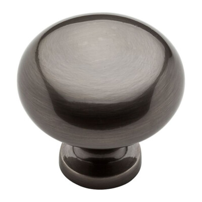 Baldwin 4704 151 BIN Classic 1 Inch Mushroom Cabinet Knob Antique Nickel