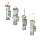 Copdock Mill Stainless Steel Heavy Duty Bird Feeders - Seed/Sunflower/Nyjer/Suet