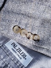 40R Pal Zileri Orange Beige CASHMERE SILK Tweed canvassed Blazer Sport Coat