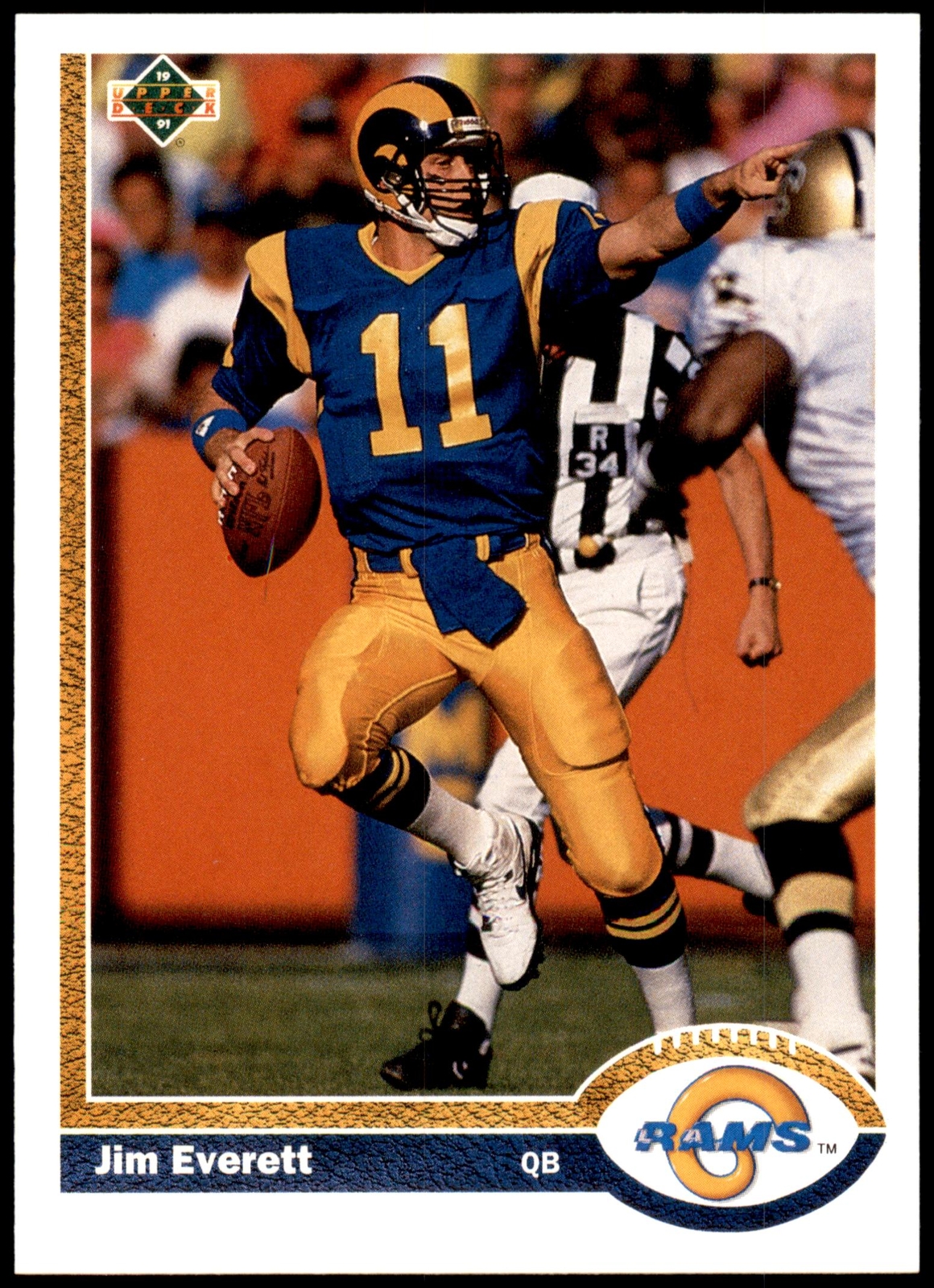Jim Everett #164 1991 Upper Deck