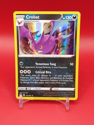 Pokémon TCG Crobat Silver Tempest 105/195 Holo Holo Rare 