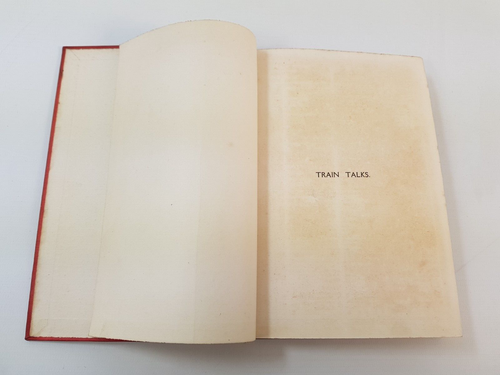 Train Talks Edward Hartley 1909 Vintage Red Book Hardback - Imagen 8 de 12
