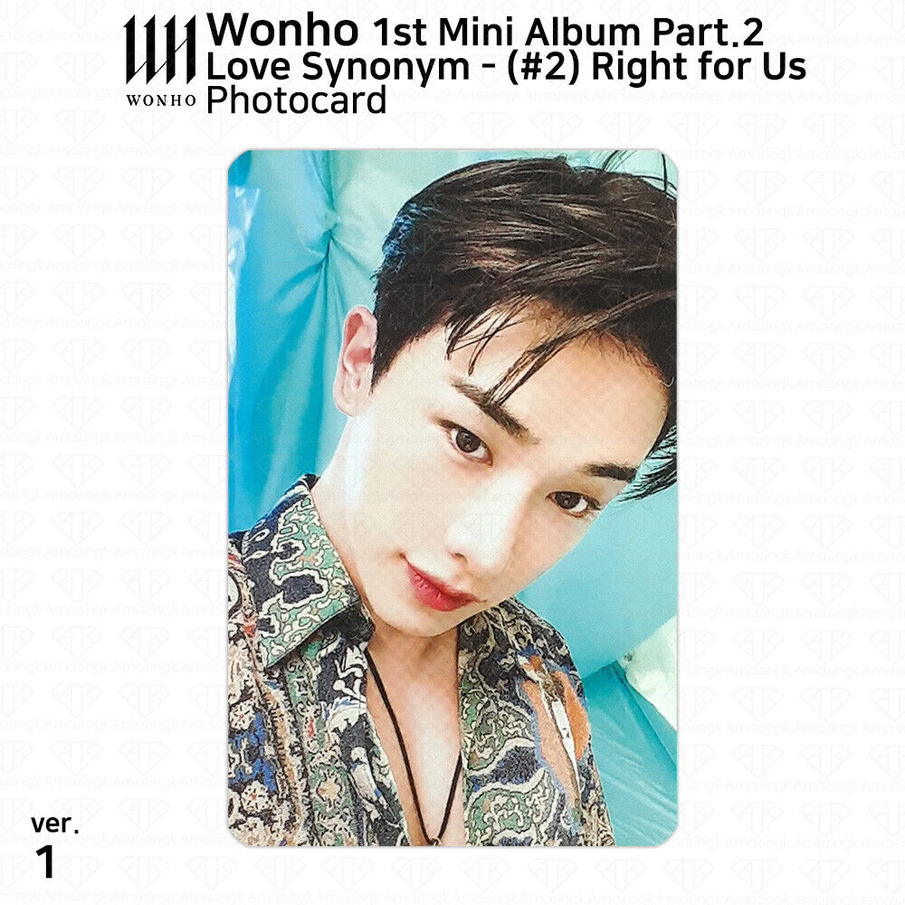 Wonho 1st Mini Album Love Synonym #1 Right for me Official Photocards  Select