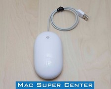 Genuine Apple Wired Mighty Mouse - White  USB  A1152